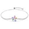 Ariana Grande X Swarovski-armband med blandade slipningar, blomma, flerfärgat, rodiumpläterat