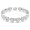 Ariana Grande X Swarovski-armband med blandade slipningar, hjärta, vitt, rodiumpläterat