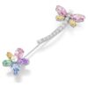Ariana Grande X Swarovski-brosch med blandade slipningar, trollslända, flerfärgad, rodiumpläterad Ariana Grande X Swarovski-brosch med blandade slipningar, trollslända, flerfärgad, rodiumpläterad
