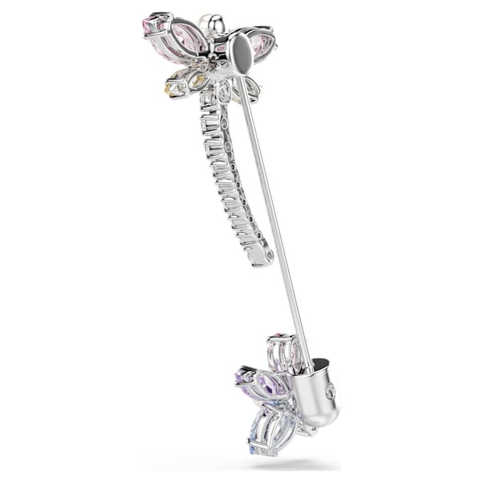 Ariana Grande X Swarovski-brosch med blandade slipningar, trollslända, flerfärgad, rodiumpläterad Ariana Grande X Swarovski-brosch med blandade slipningar, trollslända, flerfärgad, rodiumpläterad
