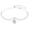 Ariana Grande X Swarovski choker med blandade slipningar, blommotiv, flerfärgad, rodiumpläterad