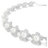 Ariana Grande X Swarovski choker med kristallpärla, rund slipning, vit, rodiumpläterad