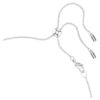 Ariana Grande X Swarovski choker med kristallpärla, rund slipning, vit, rodiumpläterad