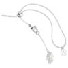 Ariana Grande X Swarovski choker med kristallpärla, rund slipning, vit, rodiumpläterad