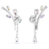 Ariana Grande X Swarovski droppörhängen med blandade slipningar, flerfärgade, rodiumpläterade