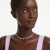 Ariana Grande X Swarovski-halsband med blandade slipningar, flerfärgat, rodiumpläterat