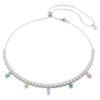 Ariana Grande X Swarovski-halsband med blandade slipningar, flerfärgat, rodiumpläterat
