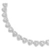 Ariana Grande X Swarovski halsband med blandade slipningar, hjärta, vitt, rodiumpläterat
