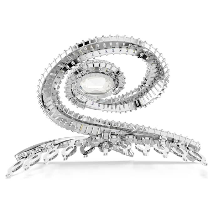 Ariana Grande X Swarovski hårspänne, baguetteslipning, vitt, rodiumpläterat Ariana Grande X Swarovski hårspänne, baguetteslipning, vitt, rodiumpläterat