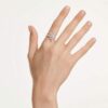 Ariana Grande X Swarovski motivring med blandade slipningar, trollslända, flerfärgad, rodiumpläterad