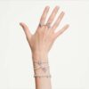 Ariana Grande X Swarovski-armband med blandade slipningar, blomma, flerfärgat, rodiumpläterat