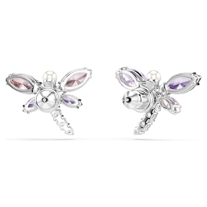 Ariana Grande X Swarovski örhängen med blandade slipningar, trollslända, mångfärgat, rodiumpläterat Ariana Grande X Swarovski örhängen med blandade slipningar, trollslända, mångfärgat, rodiumpläterat