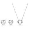 Ariana Grande X Swarovski-set med blandade slipningar, hjärta, vitt, rodiumpläterat