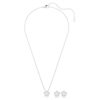 Ariana Grande X Swarovski-set med kristallpärla, rund slipning, blomma, vit, rodiumpläterad