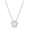 Ariana Grande X Swarovski-set med kristallpärla, rund slipning, blomma, vit, rodiumpläterad