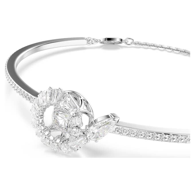 Armband med blandade slipningar, Ormens år, vitt, rodiumpläterat Armband med blandade slipningar, Ormens år, vitt, rodiumpläterat