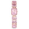 Armband med åttkantiga kristaller, rosa, roséguldfinish Armband med åttkantiga kristaller, rosa, roséguldfinish