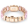Armband med åttkantiga kristaller, rosa, roséguldfinish Armband med åttkantiga kristaller, rosa, roséguldfinish