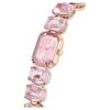 Armband med åttkantiga kristaller, rosa, roséguldfinish Armband med åttkantiga kristaller, rosa, roséguldfinish