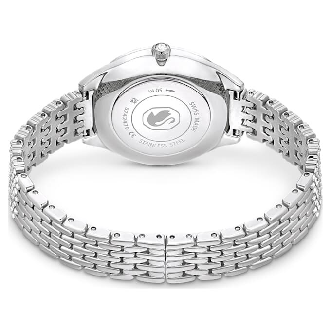Attract Watch Swiss Made, metallarmband, silverfärgat, rostfritt stål Attract Watch Swiss Made, metallarmband, silverfärgat, rostfritt stål