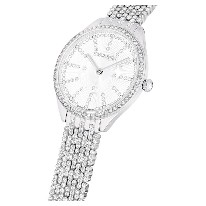 Attract Watch Swiss Made, metallarmband, silverfärgat, rostfritt stål Attract Watch Swiss Made, metallarmband, silverfärgat, rostfritt stål