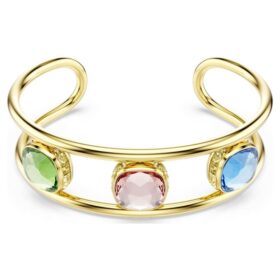 Chroma-armband med kuddslipning, flerfärgat, guldpläterat