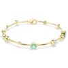 Constella-armband med blandade slipningar, grönt, guldpläterat Constella-armband med blandade slipningar, grönt, guldpläterat