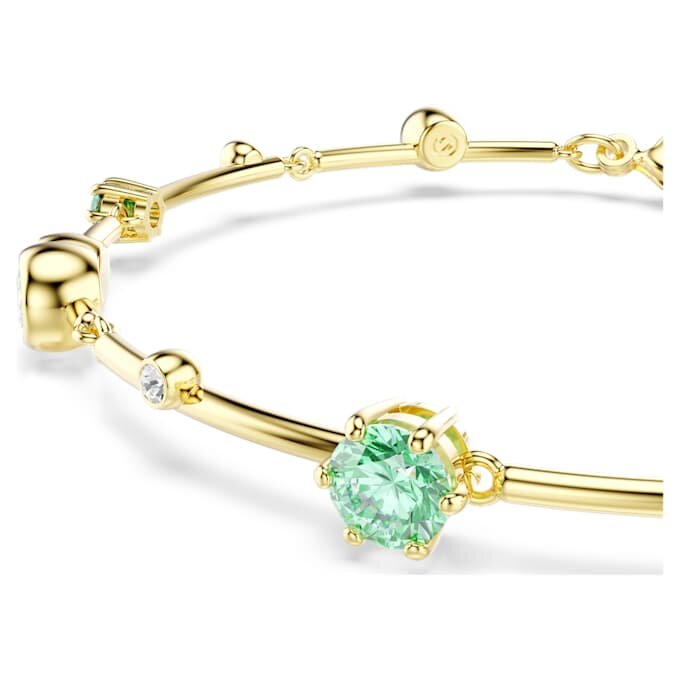 Constella-armband med blandade slipningar, grönt, guldpläterat Constella-armband med blandade slipningar, grönt, guldpläterat