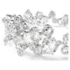 Constella-armband med blandade slipningar, vitt, rodiumpläterat Constella-armband med blandade slipningar, vitt, rodiumpläterat