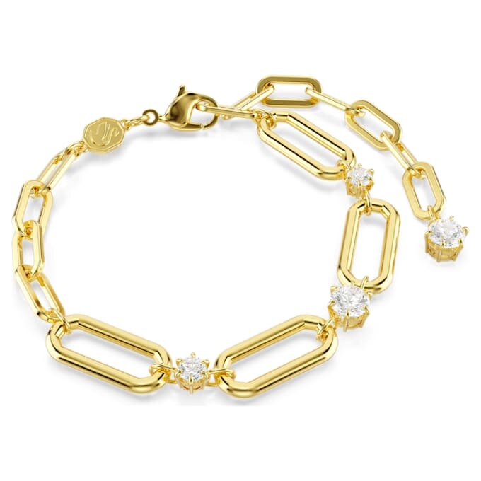 Constella-armband, vitt, guldpläterat Constella-armband, vitt, guldpläterat