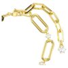 Constella-armband, vitt, guldpläterat Constella-armband, vitt, guldpläterat