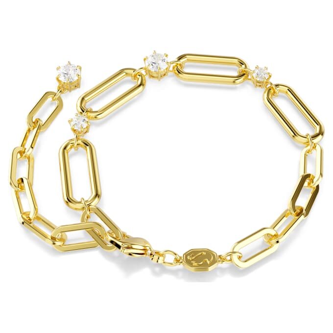Constella-armband, vitt, guldpläterat Constella-armband, vitt, guldpläterat