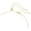 Constella-halsband med blandade slipningar, grönt, guldpläterat