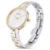 Cosmopolitan-klocka, tillverkad i Schweiz, metallarmband, silverfärgad, blandad metallfinish Cosmopolitan-klocka, tillverkad i Schweiz, metallarmband, silverfärgad, blandad metallfinish