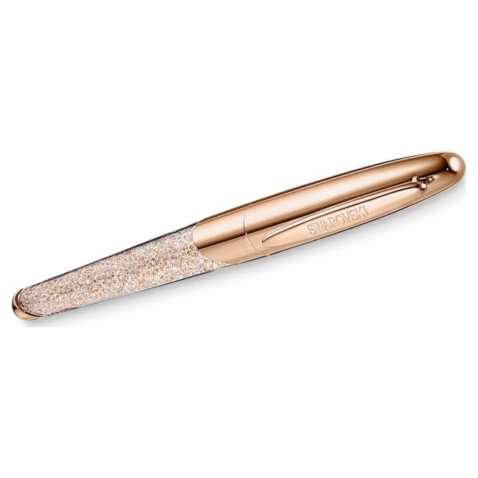 Crystalline rollerballpenna i roséguldton, roséguldpläterad Crystalline rollerballpenna i roséguldton, roséguldpläterad