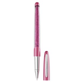 Crystalline rollerballpenna, rosa, förkromad
