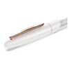 Crystalline rollerballpenna, vit, roséguldpläterad Crystalline rollerballpenna, vit, roséguldpläterad