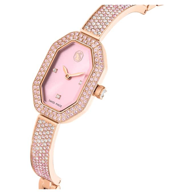 Dextera armband, tillverkat i Schweiz, metallarmband, rosa, roséguldpläterat Dextera armband, tillverkat i Schweiz, metallarmband, rosa, roséguldpläterat