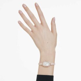 Dextera armband, tillverkat i Schweiz, metallarmband, roséguldfärgat, ytbehandling i roséguld
