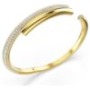 Dextera armring med magnetlås, vit, guldpläterad Dextera armring med magnetlås, vit, guldpläterad
