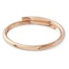 Dextera armring med magnetlås, vit, roséguldpläterad