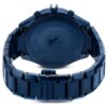 Dextera Chrono-klocka 39 mm, tillverkad i Schweiz, metallarmband, blå, blå ytbehandling