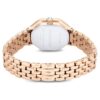 Dextera Octagon-klocka, tillverkad i Schweiz, metallarmband, guldfärgad, ytbehandling i roséguld