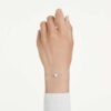 Eternity-armband med laboratorieframställda diamanter 0,5 karat totalt, hjärtform, sterlingsilver Eternity-armband med laboratorieframställda diamanter 0,5 karat totalt, hjärtform, sterlingsilver