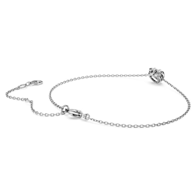 Eternity-armband med laboratorieframställda diamanter 0,5 karat totalt, hjärtform, sterlingsilver Eternity-armband med laboratorieframställda diamanter 0,5 karat totalt, hjärtform, sterlingsilver