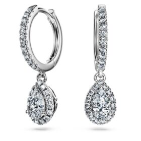 Eternity Drop-örhängen med laboratorieframställda diamanter, totalt 1,25 karat, päronformade, 14K vitguld