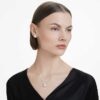 Eternity Halo-örhängen med laboratorieframställda diamanter, totalt 2 karat, rund form, 14K vitguld Eternity Halo-örhängen med laboratorieframställda diamanter, totalt 2 karat, rund form, 14K vitguld