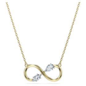 Eternity-hänge med laboratorieframställda diamanter 0,35 karat totalt, blandade former, 14K gult guld