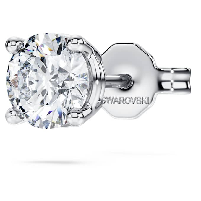 Eternity-örhängen med laboratorieframställda diamanter 0,5 karat totalt, enkel, rund form, 14K vitguld Eternity-örhängen med laboratorieframställda diamanter 0,5 karat totalt, enkel, rund form, 14K vitguld