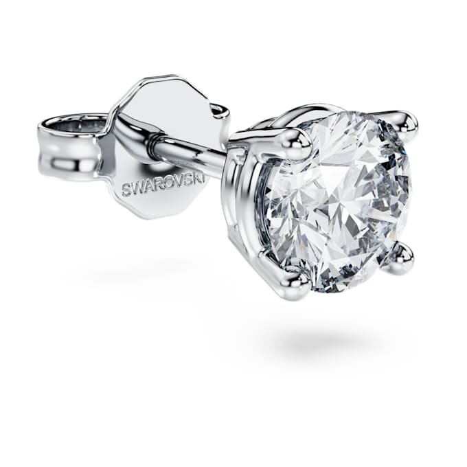 Eternity-örhängen med laboratorieframställda diamanter 0,5 karat totalt, enkel, rund form, 14K vitguld Eternity-örhängen med laboratorieframställda diamanter 0,5 karat totalt, enkel, rund form, 14K vitguld
